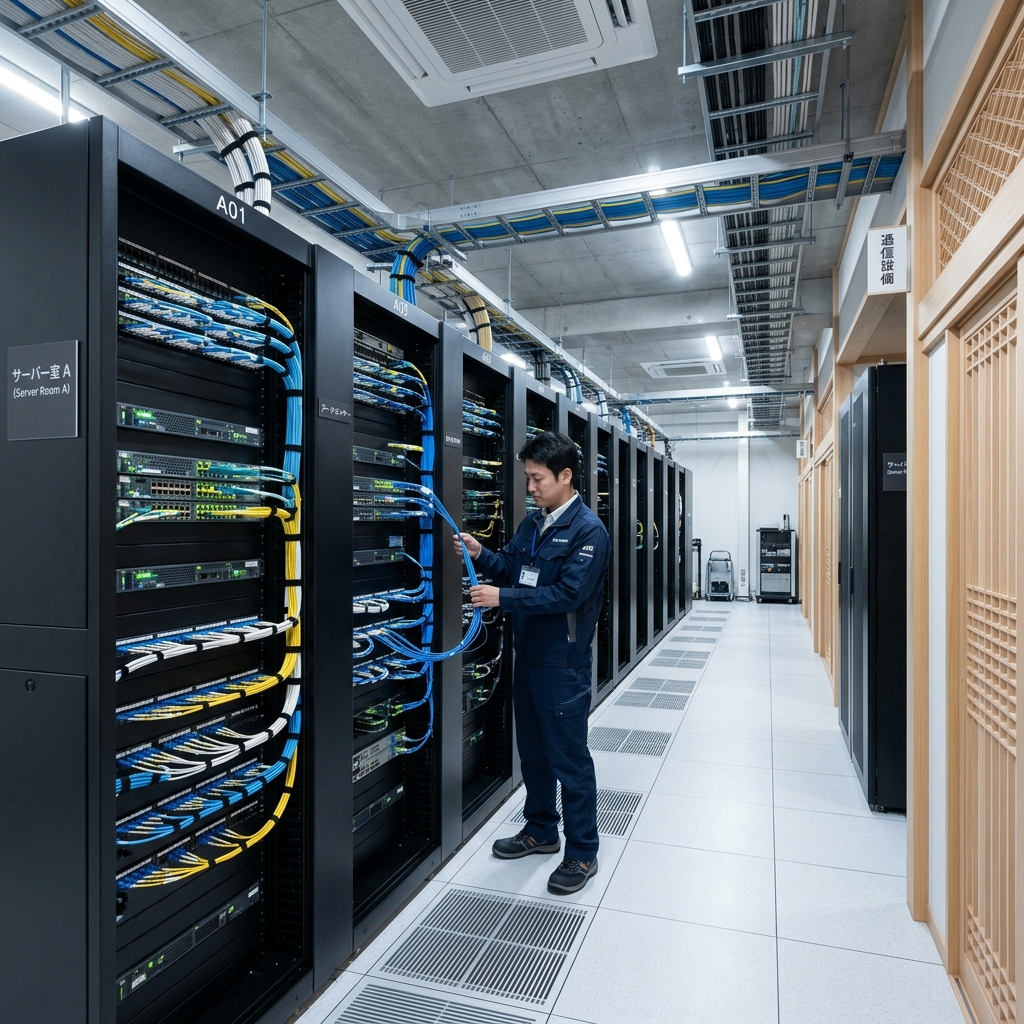 データセンター通信インフラ構築